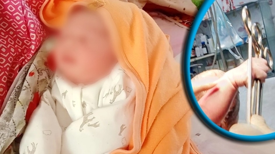 নাড়ি কাটার আগেই কাঁচি ধরে ফেললো শিশু, নাম রাখা হলো ‘নেইমার’!