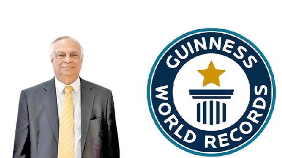 গিনেজ ওয়ার্ল্ড রেকর্ডসে বাংলাদেশি ব্যাংকার দিলিপ দাশগুপ্ত