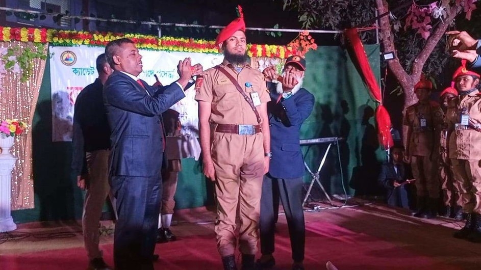 কুবি বিএনসিসি প্লাটুনের নতুন সিইউও হায়দার মাহমুদ