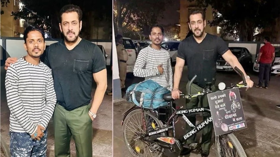 সালমানকে দেখতে ভক্তের কান্ড: সাইকেলে পাড়ি ১১০০ কিলোমিটার