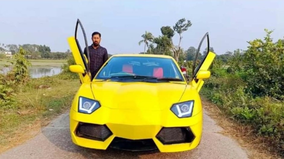 ময়মনসিংহের রাস্তা কাপাচ্ছে বাংলাদেশে তৈরি ল্যাম্বরগিনি!