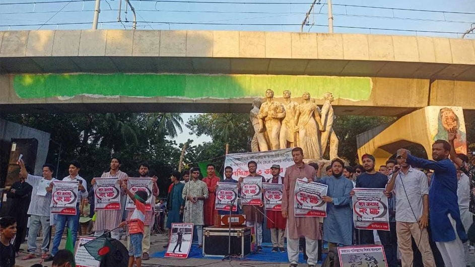 ভারতের ডম্বুর বাঁধ অভিমুখে ছাত্র-জনতার লংমার্চ ঘোষণা