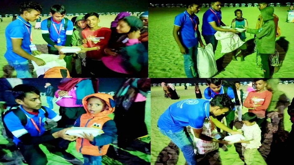 বর্ষ বরণে পথশিশু ও ছিন্নমূলদের পাশে কক্সবাজারের তারুণ্য ব্লাড ডোনার'স সোসাইটি