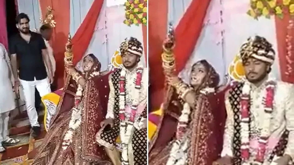 বিয়ের আসরে বন্দুক থেকে গুলি ছুড়ে বিপদে নববধূ