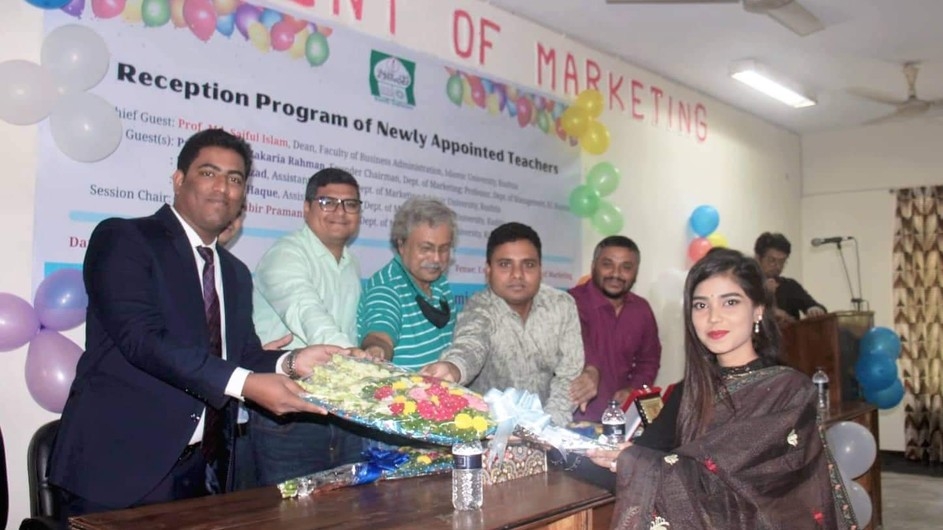 ইবির মার্কেটিং বিভাগে নতুন শিক্ষকদের বরণ অনুষ্ঠান