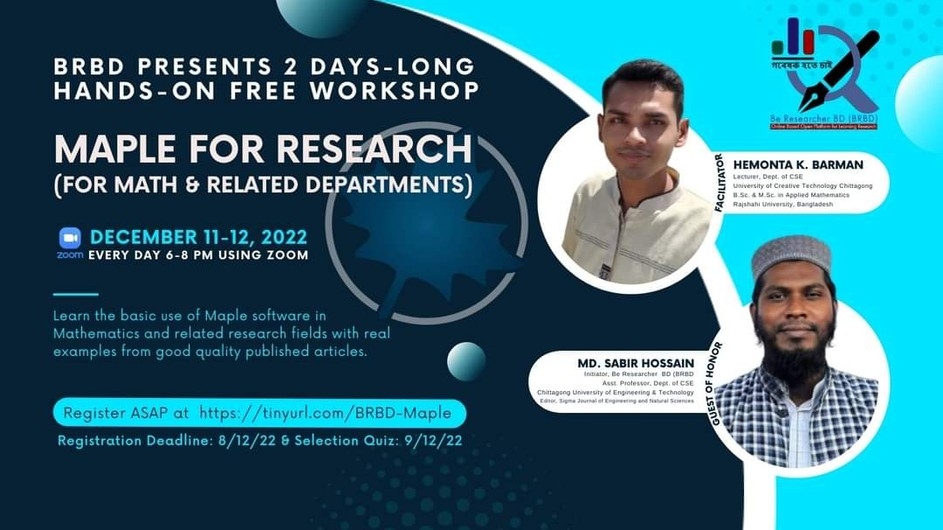 অনুষ্ঠিত হলো বিআরবিডি’র 'ম্যাপল ফর রিসার্চ' শীর্ষক ফ্রি ওয়ার্কশপ!