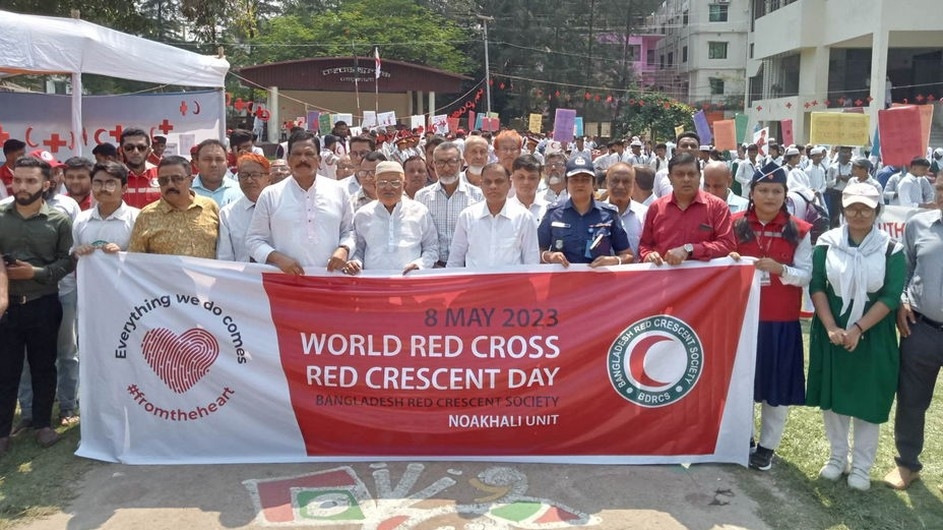 নোয়াখালীতে বিশ রেডক্রস ও রেড ক্রিসেন্ট দিবসে র‌্যালি-আলোচনা সভা