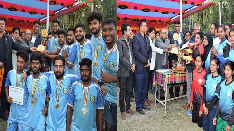 আন্তঃবিশ্ববিদ্যালয় হ্যান্ডবলে চ্যাম্পিয়ন ইবির ছেলেরা এবং যবিপ্রবির মেয়েরা