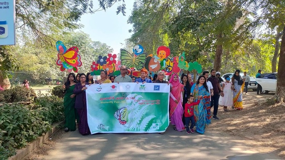 জাবিতে প্রজাপতি মেলার একযুগ পূর্তি