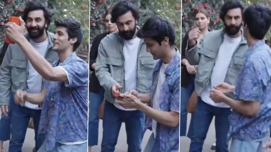 সেলফি তুলতেই ভক্তের মোবাইল ছুড়ে ফেললেন রণবীর!