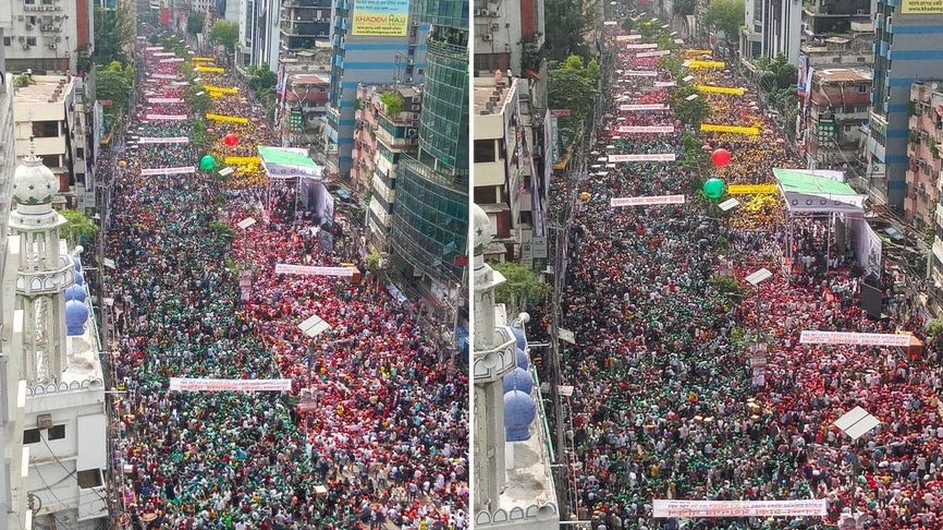 বিএনপির তারুণ্যের সমাবেশ শুরু, নয়াপল্টনে নেতাকর্মীদের ঢল
