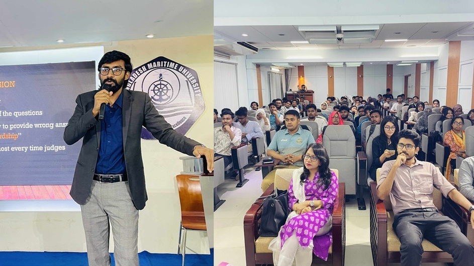 মেরিটাইম ইউনিভার্সিটিতে মুটিং ওয়ার্কশপ অনুষ্ঠিত