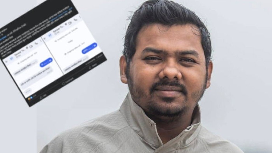 ভাইরাল স্ক্রিনশট ও কনভারসেশন আমার না : সারোয়ার তুষার