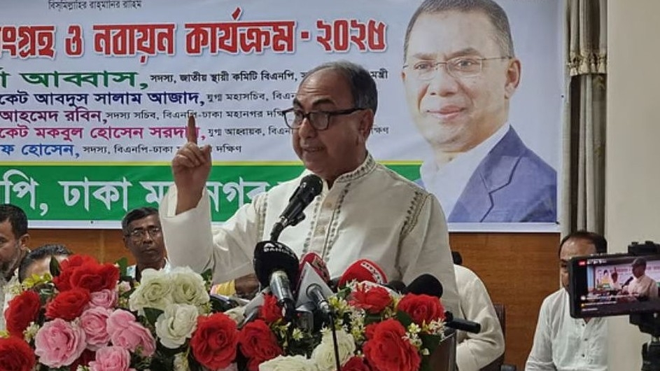 একটি গোষ্ঠী নির্বাচন পিছিয়ে জাতির সর্বনাশ করতে চাচ্ছে: মির্জা আব্বাস