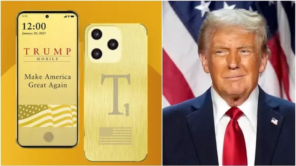 যাত্রা শুরু করল ট্রাম্প মোবাইল, বাজারে আসছে সোনালি রঙের ‘ট্রাম্প টি১ ফোন’