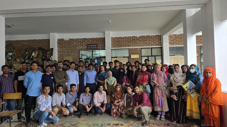 শাবিপ্রবিতে লোক প্রশাসন বিভাগের নবীনবরণ অনুষ্ঠিত