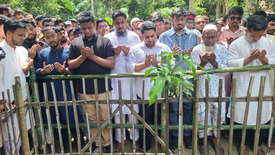 শহীদ আবু সাঈদের কবর থেকে ‘জুলাই পদযাত্রা’ শুরু