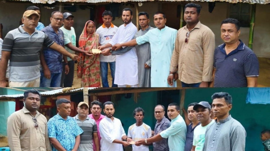 শ্রীমঙ্গলে সেফটিক ট্যাংকে মৃতদের পরিবারকে আর্থিক সহায়তা-হাজি মুজিব