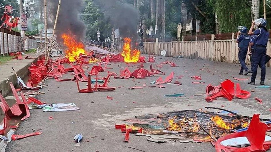 গোপালগঞ্জ সংঘর্ষে ছাত্রলীগ নেতাসহ ৭৫ জনের নামে মামলা, গ্রেপ্তার ৪৫