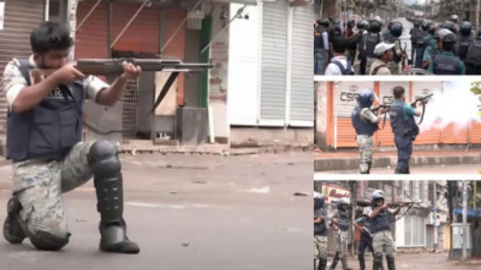 যার নির্দেশে নির্বিচারে গুলি চালিয়ে উল্লাস করে পুলিশ