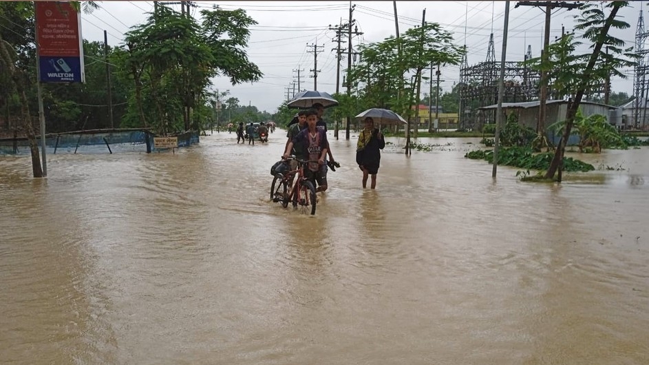 ৭২ ঘণ্টার মধ্যে ২০ জেলায় বন্যার শঙ্কা