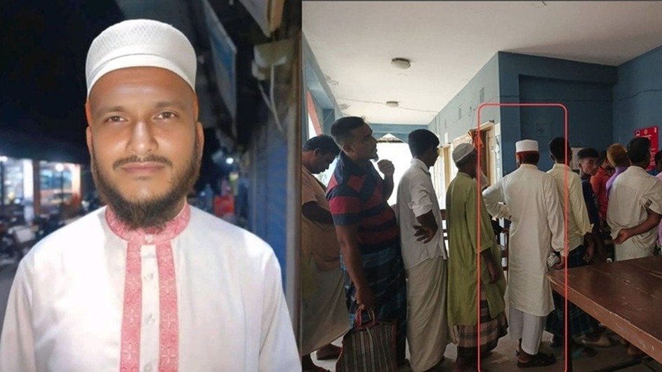 লাইনে দাঁড়িয়ে টিসিবির পণ্য কিনলেন ইউনিয়ন জামায়াতের আমির