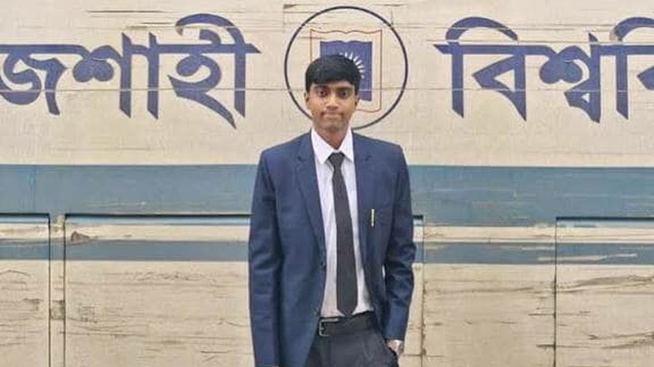 রাকসুতে শিবির সম্মিলিত শিক্ষার্থী জোট থেকে বিজয়ী হলেন সনাতন ধর্মালম্বী সুজন