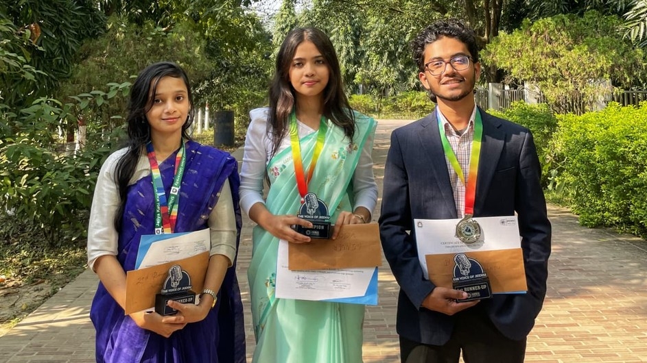 নজরুল বিশ্ববিদ্যালয়ে ‘দ্য ভয়েস অব জেকেকেএনআইইউ’ এর গ্রান্ড ফিনালে অনুষ্ঠিত