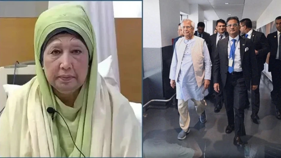 খালেদা জিয়াকে দেখতে এভারকেয়ার হাসপাতালে প্রধান উপদেষ্টা