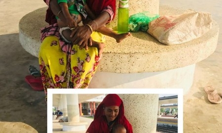 স্টেশনেই বেড়ে ওঠা