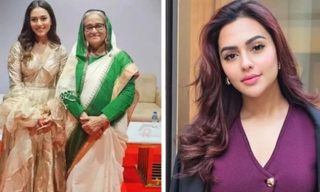 শাহজালাল বিমানবন্দরে অভিনেত্রী নুসরাত ফারিয়া আটক
