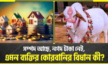 সম্পদ আছে, নগদ টাকা নেই, এমন ব্যক্তির কোরবানির বিধান কী?