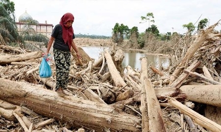 ইন্দোনেশিয়ায় বন্যা-ভূমিধসে নিহতের সংখ্যা ছাড়াল ৯০০