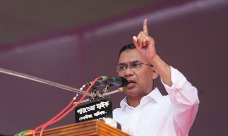 একটি দল নির্বাচনের আগেই মানুষ ঠকাচ্ছে; সিলেটে তারেক রহমান