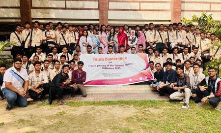 অনুমোদিত তামাক নিয়ন্ত্রণ অধ্যাদেশকে আইনে রূপান্তরের দাবি তরুণদের